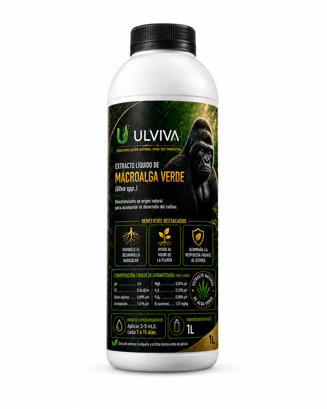Ulviva — extracto líquido de macroalga verde