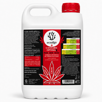 ecoalga Optimax Roots Grow Bloom 5L vista frontal formato-5l